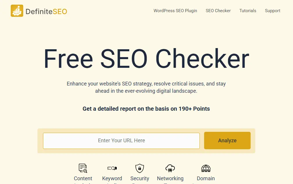 Free SEO Checker